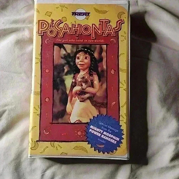 Pocahontas VHS 1995 Claymation Movie Treat Entertainment Clamshell - Picture 1 of 4